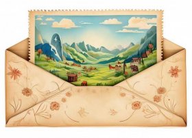 邮票绘本故事、绘本的邮票的故事