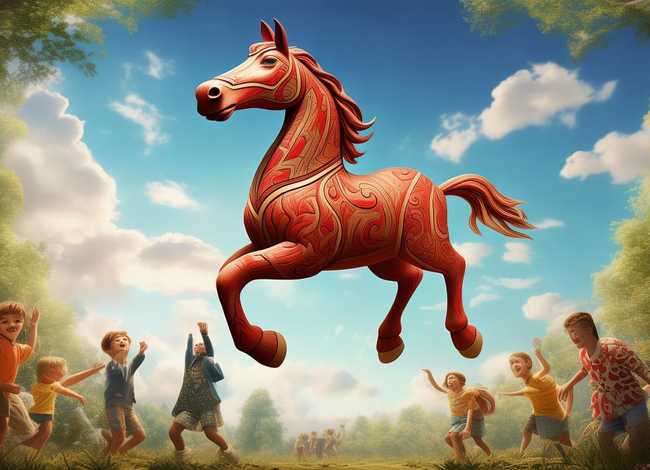 会飞的木马儿童故事 - 会飞的木马故事简述