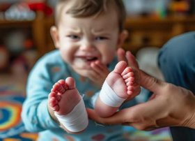 脚疼的小孩故事 小孩脚疼视频