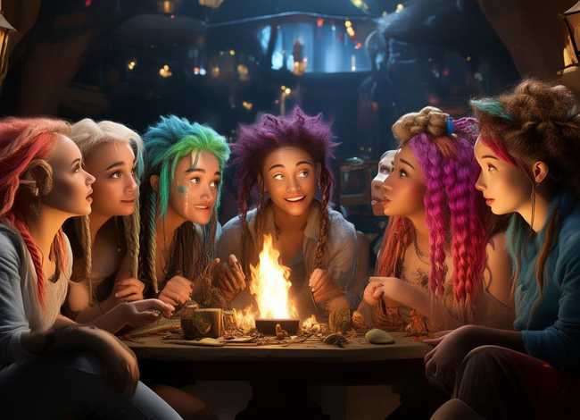 发型故事集、讲故事发型