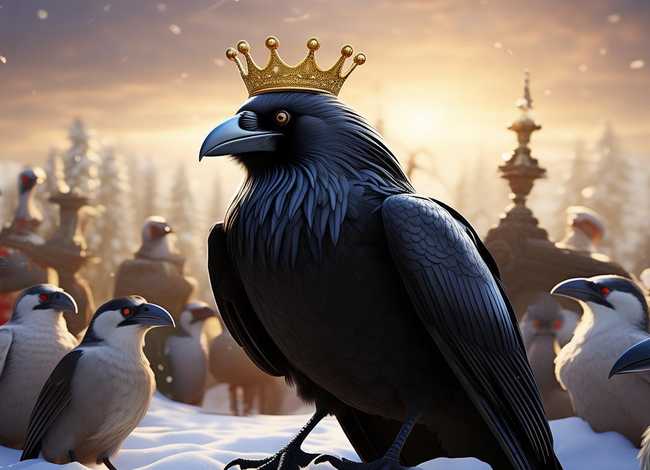 寒鸦选美的故事 寒鸦选美的故事告诉我们什么道理