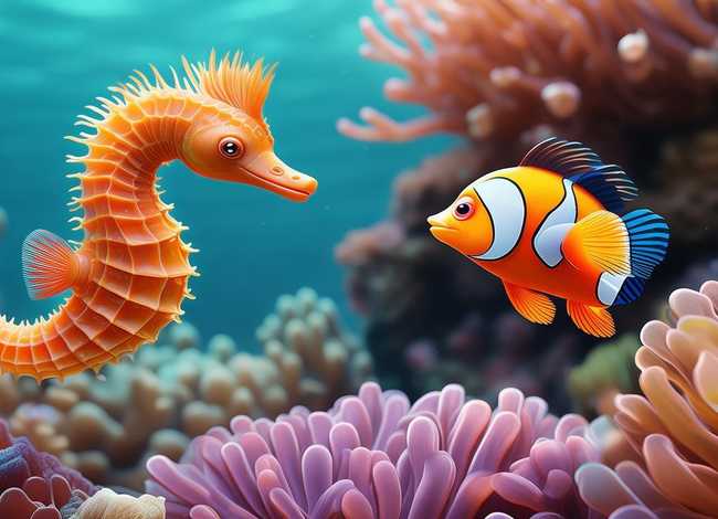 小海马的故事；小海马找朋友的故事