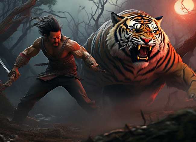 中国民间故事武松打虎，中国民间故事武松打虎的作者