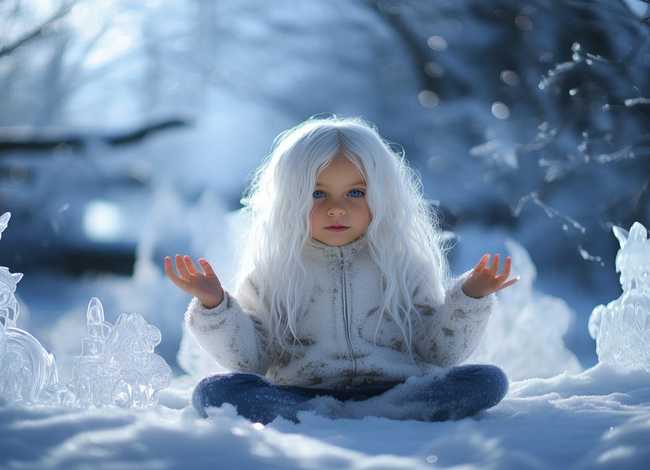 冰孩儿故事绘本 - 冰的绘本故事