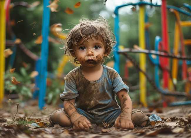 脏兮兮的儿童故事，儿童脏兮兮的图片