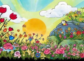 关于花的故事绘本，关于花的故事绘本图片