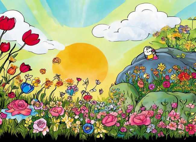 关于花的故事绘本，关于花的故事绘本图片