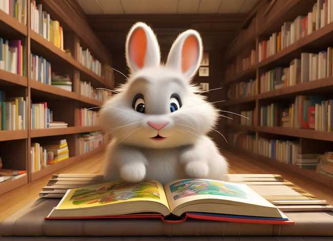 儿童故事兔子借书大全、兔子借书故事视频