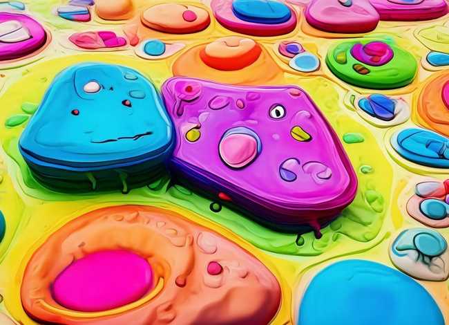 细胞儿童画创意作品 细胞的创意画简单 细胞儿童画创意作品 细胞的创意画简单