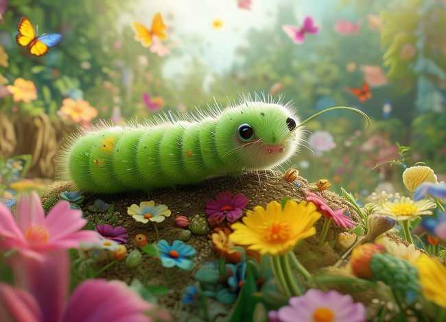 毛毛虫儿童故事600字,毛毛虫的故事100字 毛毛虫儿童故事600字,毛毛虫的故事100字