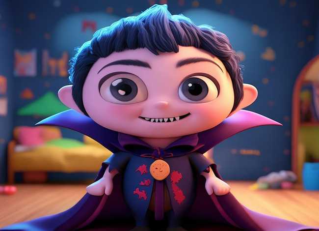 儿童故事3-6岁吸血鬼、儿童版吸血鬼