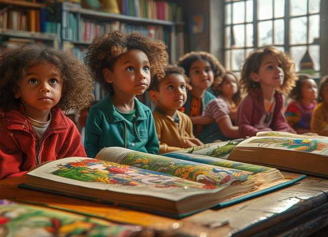 关于图书馆的儿童故事，关于图书馆的幼儿故事