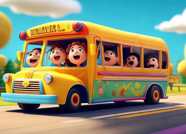 客车动画片儿 - 客车动画片儿歌视频