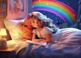 儿童彩虹公主故事，彩虹公主睡前故事