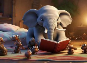 儿童睡前故事100首大象、幼儿睡前故事大象和蚂蚁播放