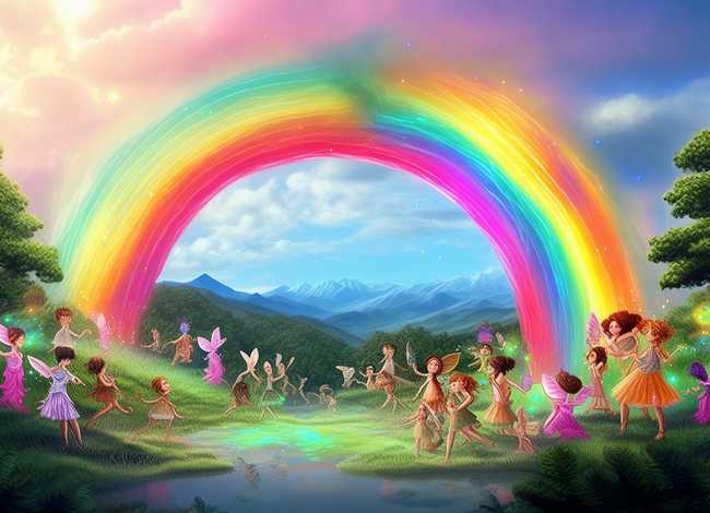 彩虹的来历童话故事，彩虹的来历的故事