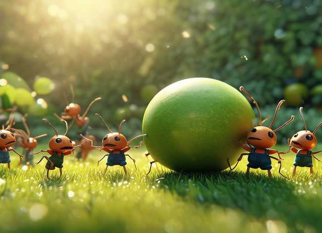 儿童睡前故事蚂蚁和西瓜、幼儿睡前故事蚂蚁和西瓜