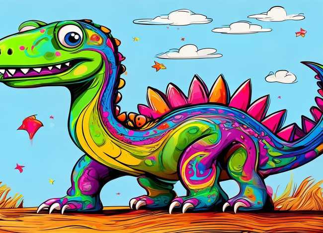 儿童恐龙简笔画(儿童恐龙简笔画彩色) 儿童恐龙简笔画(儿童恐龙简笔画彩色)