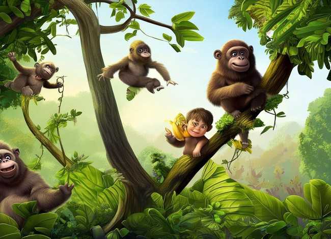 关于猩猩的故事绘本、关于猩猩的故事绘本图片