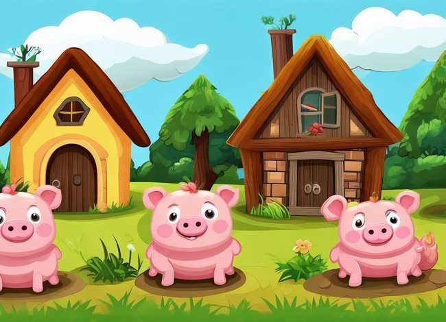 故事儿童版三只小猪盖房子（三只小猪盖房子的故事幼儿版）
