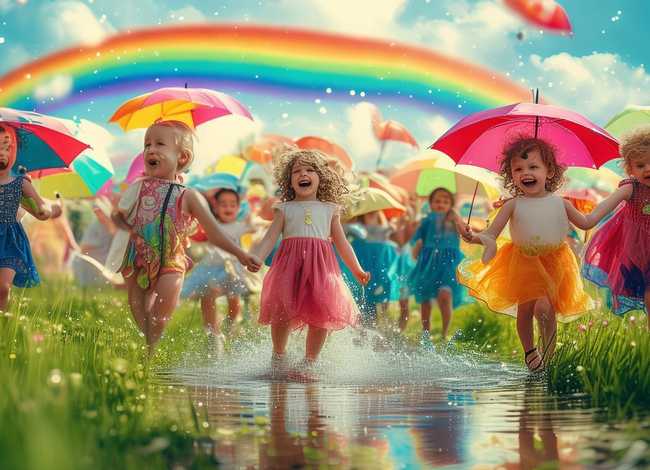 儿童故事有彩虹、和彩虹有关的幼儿故事