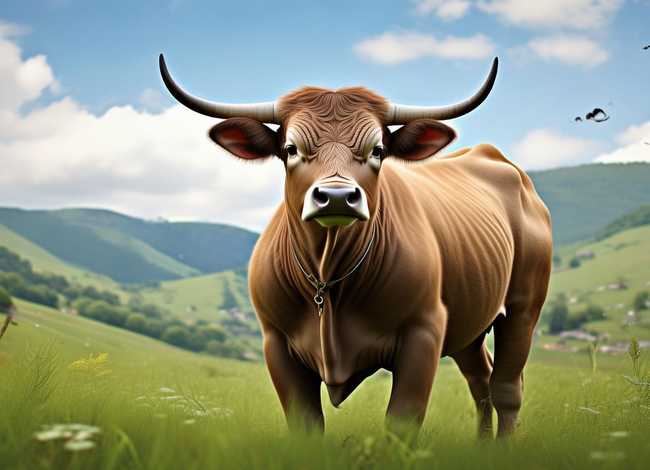 牛儿的故事 牛儿的故事的绘画图片 牛儿的故事 牛儿的故事的绘画图片