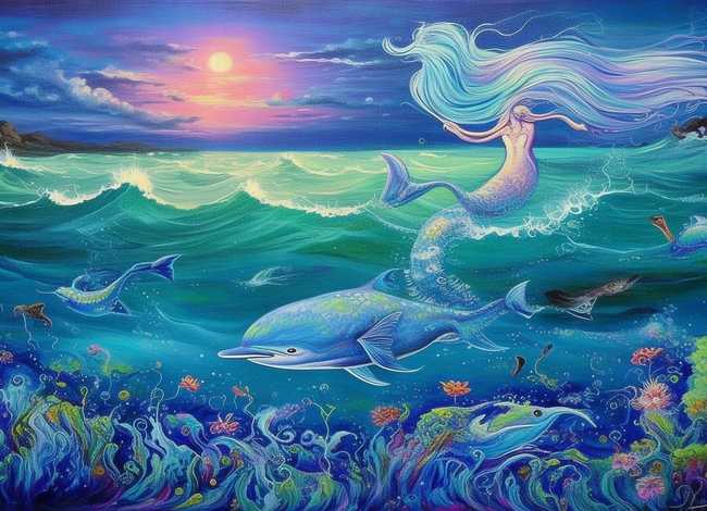 大海里故事,大海里的故事绘画 大海里故事,大海里的故事绘画