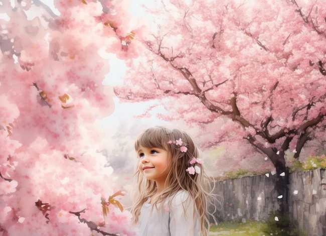 怎么画樱花故事 怎么画樱花故事图片