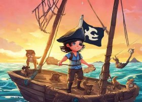 简短的海盗儿童故事；海盗的故事绘本