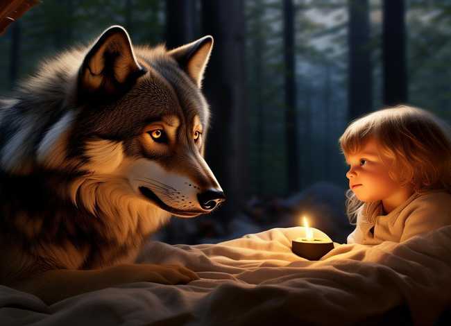 关于狼的儿童睡前故事 睡前故事关于狼的故事