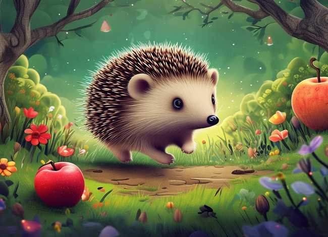儿童故事小刺猬搬家，幼儿故事小刺猬搬苹果