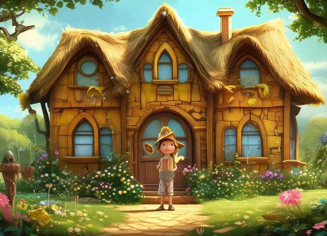 儿童故事金色的房子赏析、金色的房子故事道理