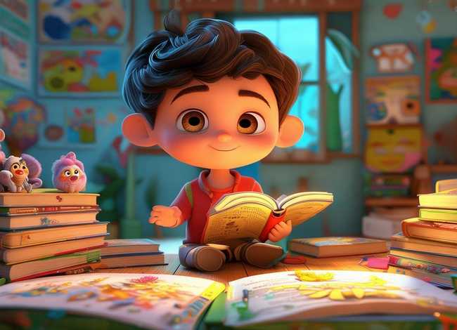 七岁儿童故事阅读拼音图，7岁小朋友讲故事大全带拼音