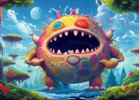 怪物来了绘本故事、大怪物来了故事