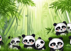 熊猫儿童画图片大全 熊猫儿童画图片大全可爱