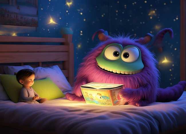 儿童故事怪物的故事；怪物的故事睡前故事大全