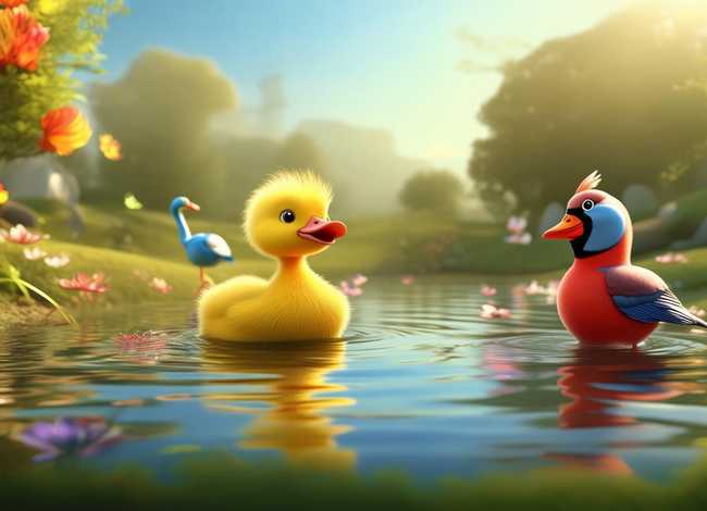 小鸭子找朋友儿童故事（小鸭子找朋友的故事图片）