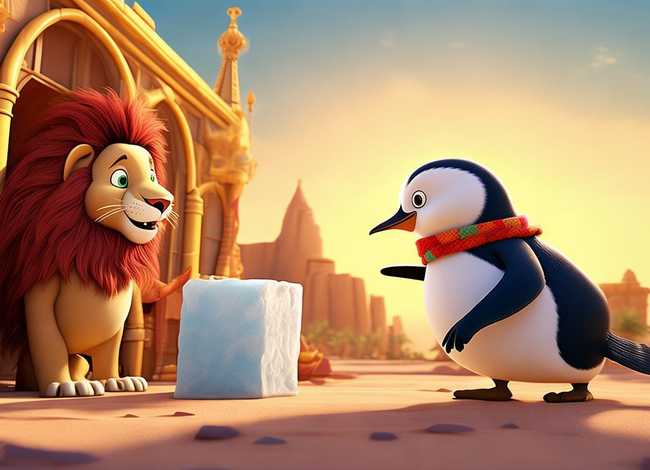 企鹅给狮子大王寄冰块的故事;企鹅给狮子大王寄冰块的故事原文 企鹅给狮子大王寄冰块的故事;企鹅给狮子大王寄冰块的故事原文