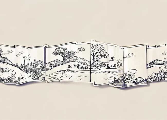 连环画4张故事简笔画 简单（连环画4张故事简笔画 简单又漂亮）