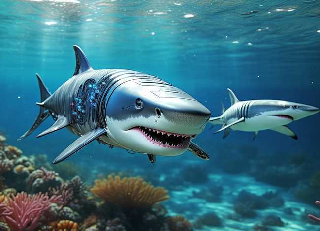 鲨鱼的故事，机器人和鲨鱼的故事