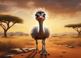 鸵鸟小故事（鸵鸟小故事一百字）