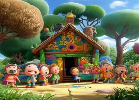 幼儿故事情节画；幼儿故事情节简笔画