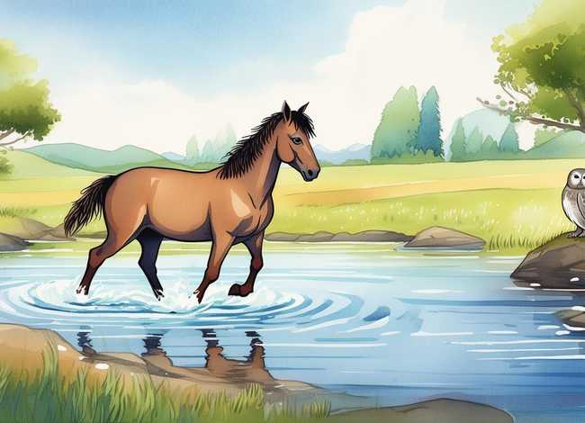 小马过河故事及配图 小马过河故事及配图图片