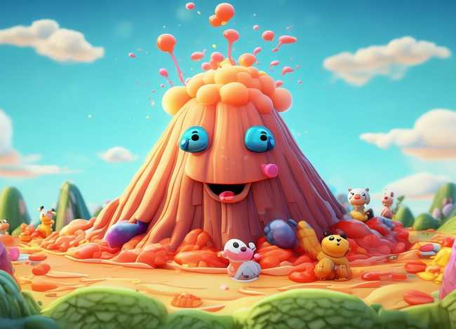 儿童故事火山视频，给小朋友讲火山故事视频