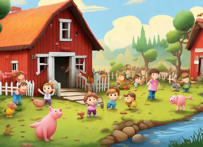 儿童农场故事书、农场幼儿故事 儿童农场故事书、农场幼儿故事