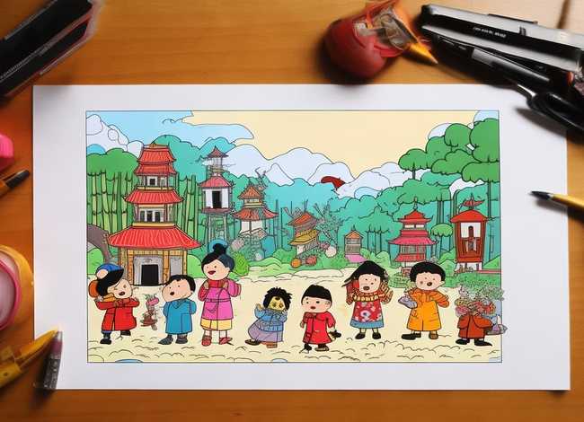 中国民间故事儿童画 - 中国民间故事的画简单a4纸 中国民间故事儿童画 - 中国民间故事的画简单a4纸