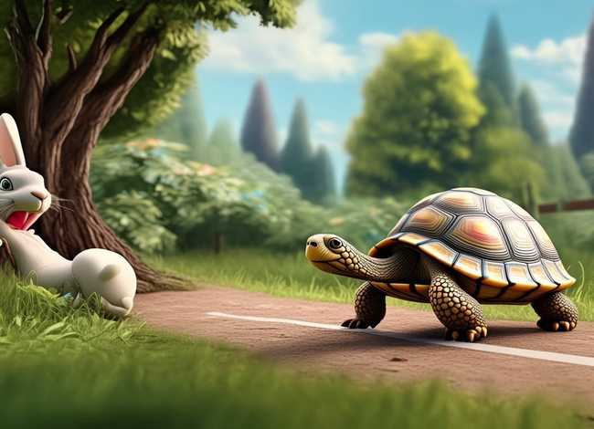 新编儿童故事龟兔赛跑自己编;自编龟兔赛跑的故事 新编儿童故事龟兔赛跑自己编;自编龟兔赛跑的故事