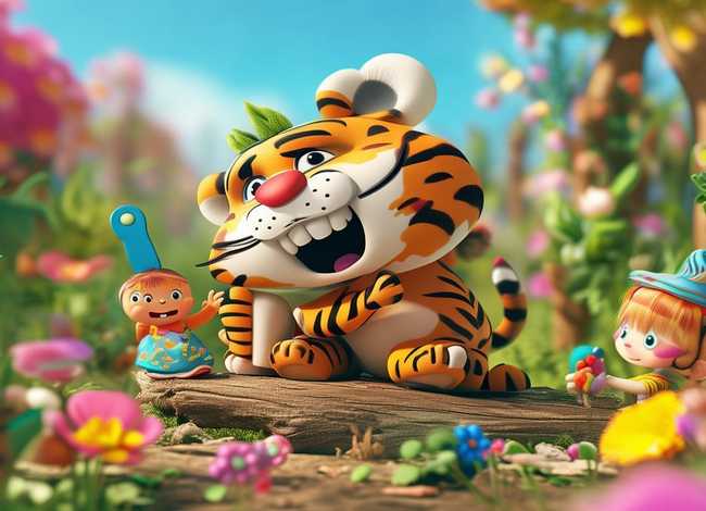 儿童故事老虎拔牙的故事图片（幼儿故事老虎拔牙4分钟的视频）