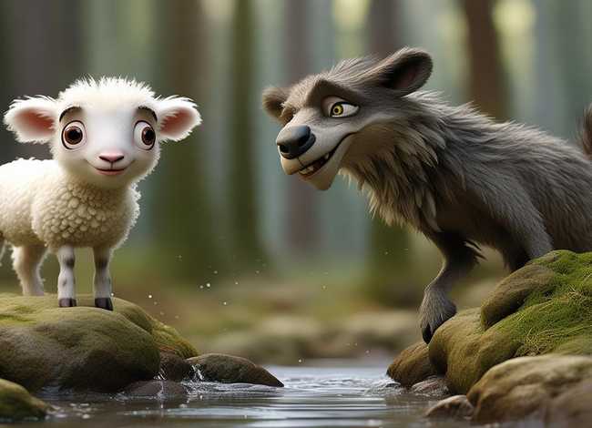 儿童故事老狼和小羊的故事 播放老狼和小羊的故事