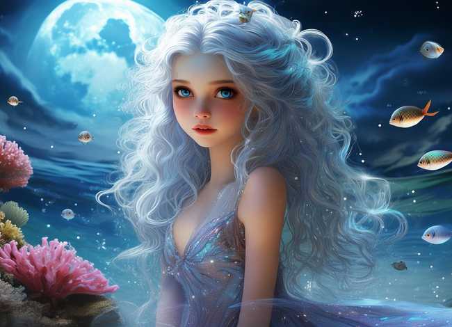 小公主儿童故事美人鱼 - 小美人鱼公主睡前故事